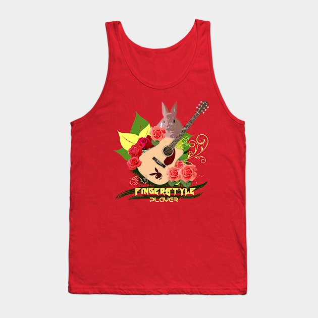 acoustic guitar player Tank Top by sensielong